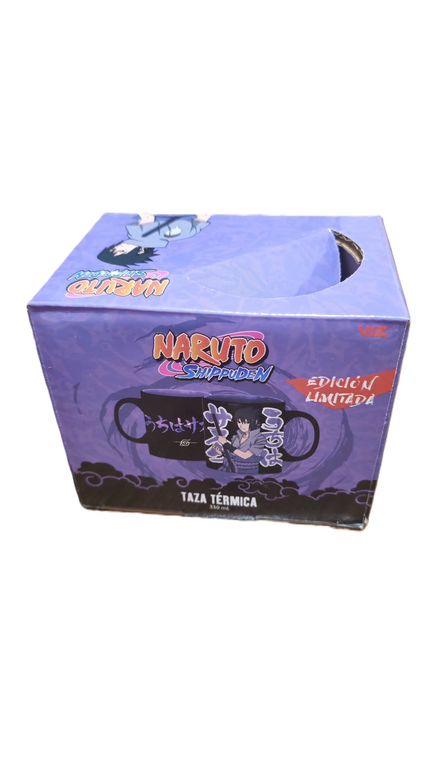 Taza Térmica Naruto Sasuke Uchiha 330 Ml