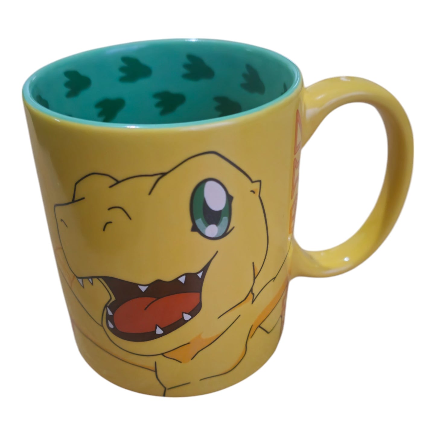 Colección tazas digimon 4 piezas de 330ml de cerámica para café Gatomon, Agumon, Gabumon, Patamon