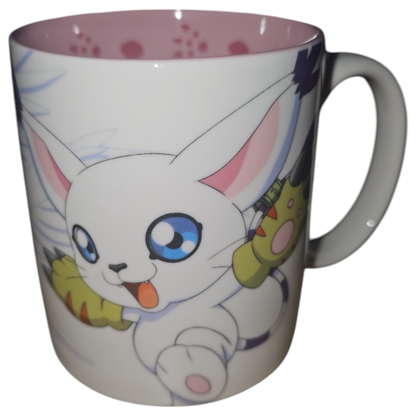 Colección tazas digimon 4 piezas de 330ml de cerámica para café Gatomon, Agumon, Gabumon, Patamon