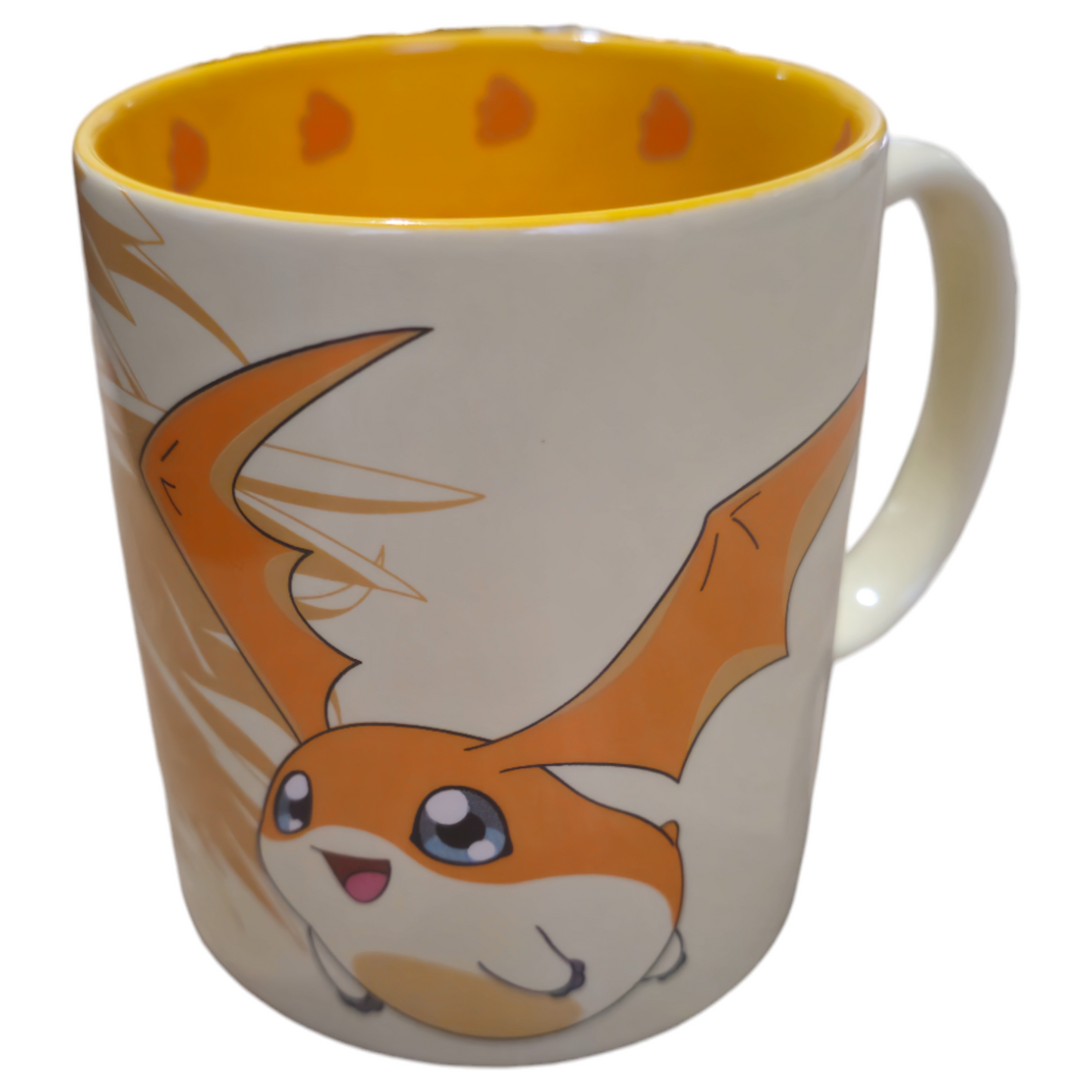 Colección tazas digimon 4 piezas de 330ml de cerámica para café Gatomon, Agumon, Gabumon, Patamon