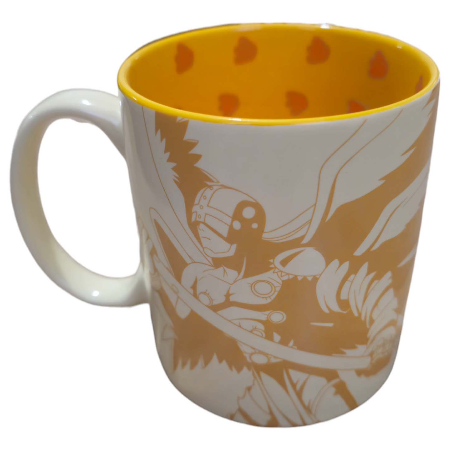 Colección tazas digimon 4 piezas de 330ml de cerámica para café Gatomon, Agumon, Gabumon, Patamon