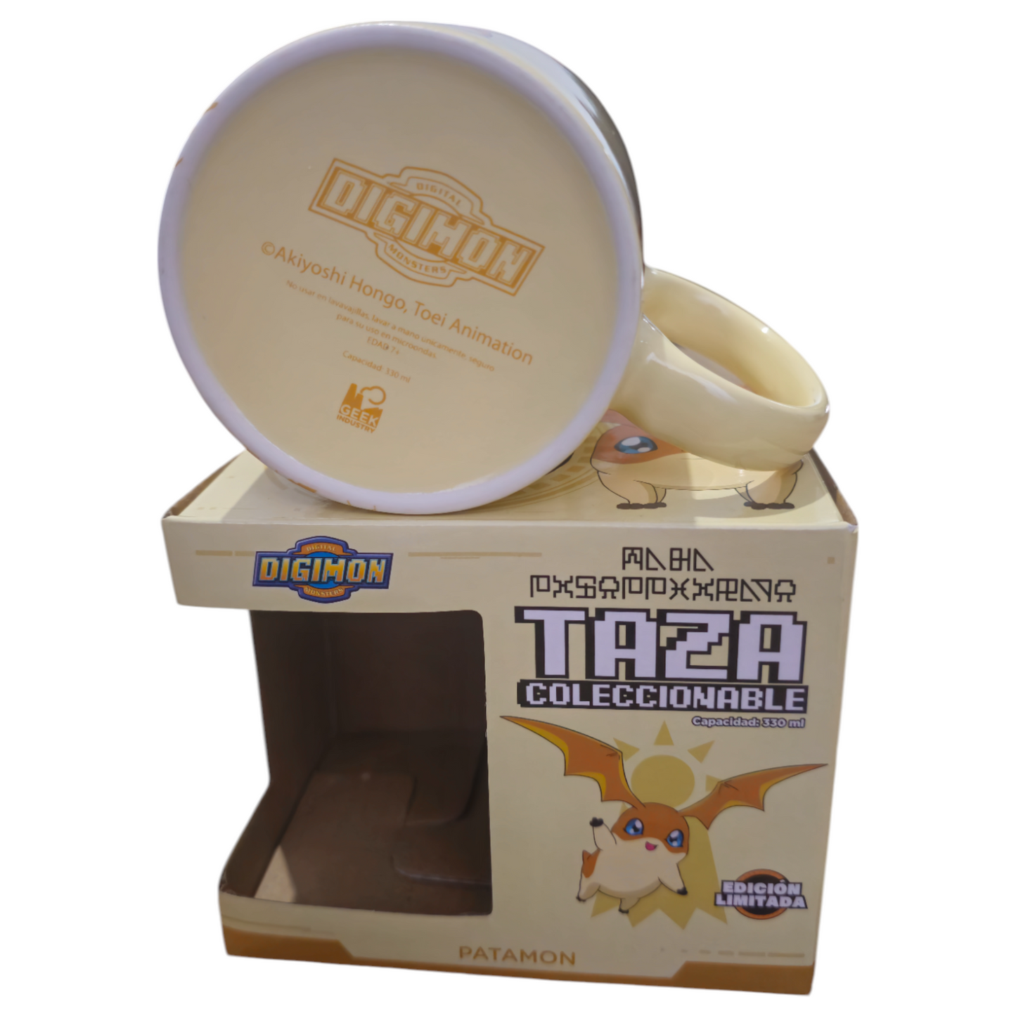 Taza Patamon Digimon 330ml de cerámica para café
