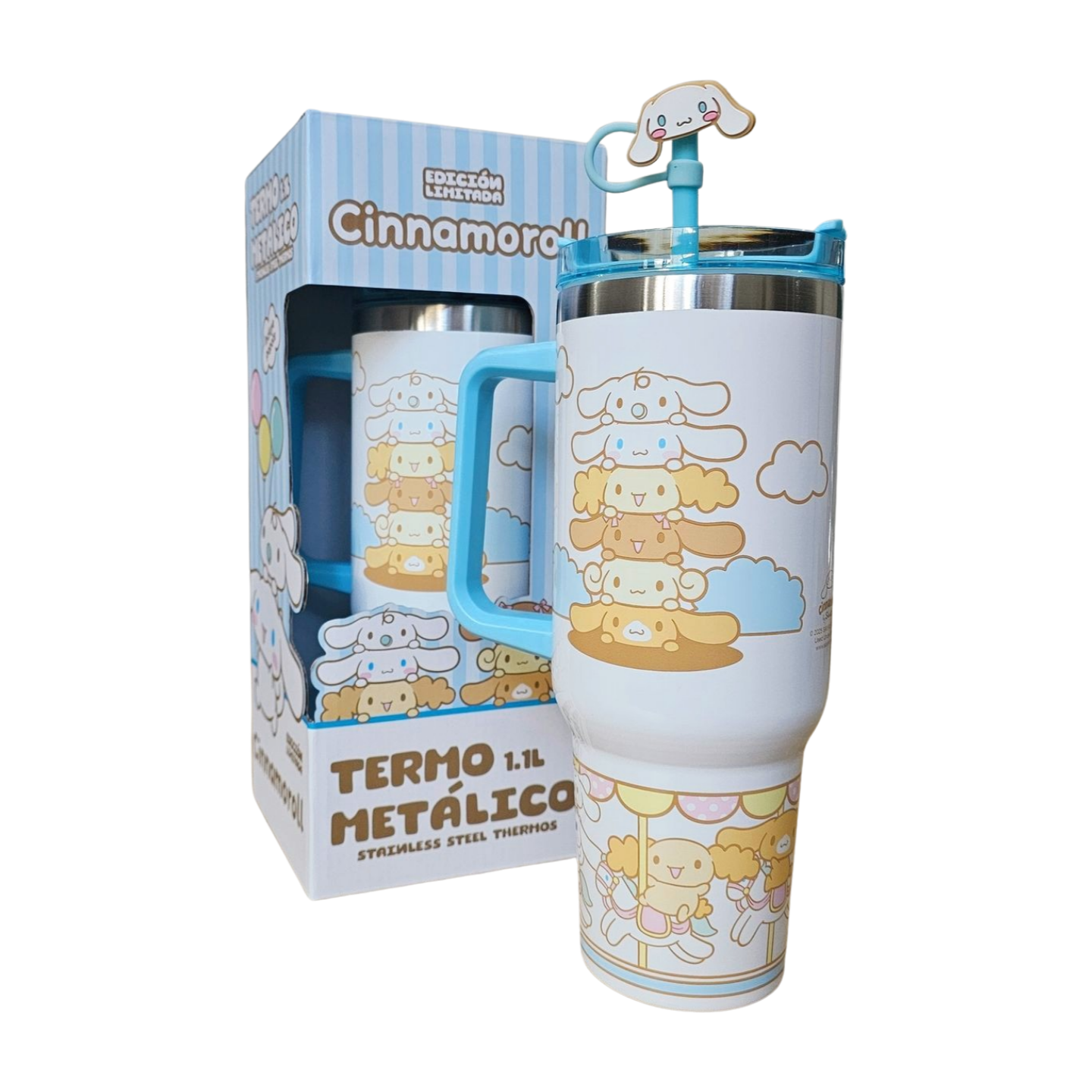 Termo Cinnamoroll Sanrio 1100ml Acero Inoxidable