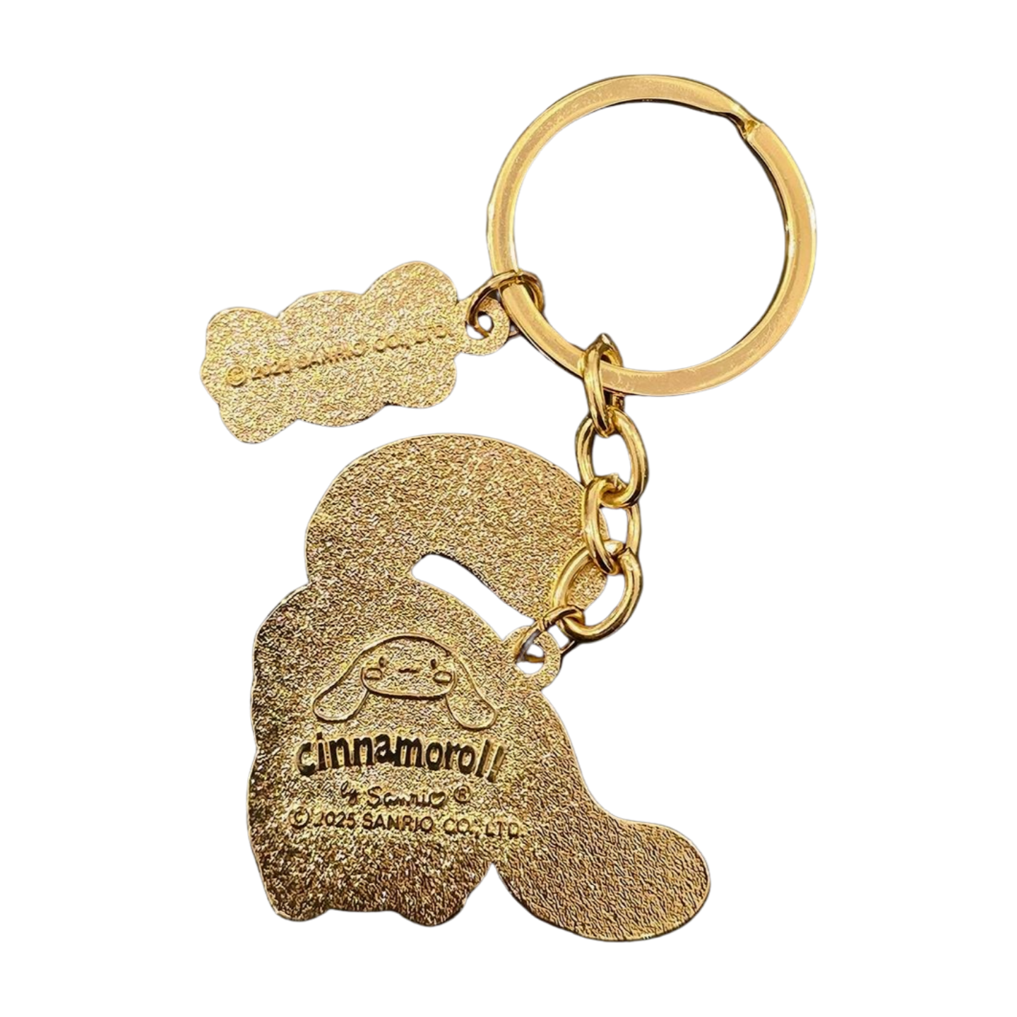 Llavero Cinnamoroll Sanrio Original Metal Dorado Kawai