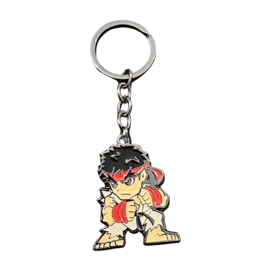 Llavero Street Fighter Ryu Capcom Original Metal Chibi