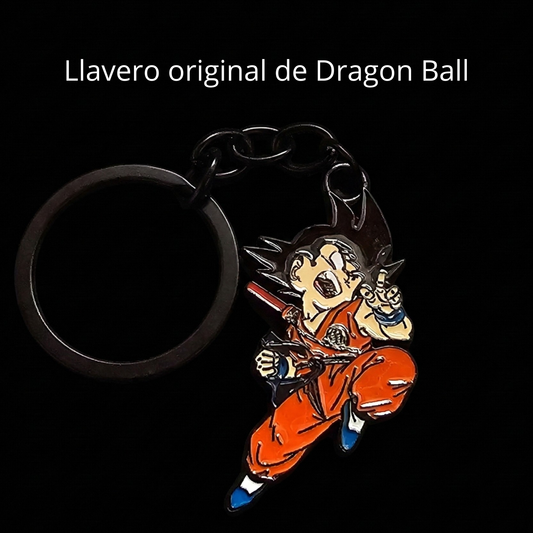 Llavero Dragon Ball Goku Metalico Original