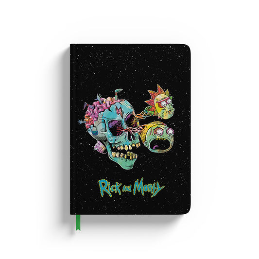 Libreta Rick y Morty Calavera Original con Stickers y Póster