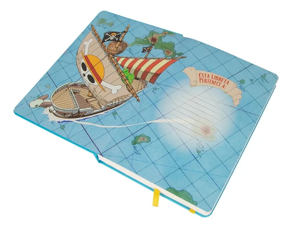 Libreta One Piece Going Merry con Stickers y Póster – Edición Oficial