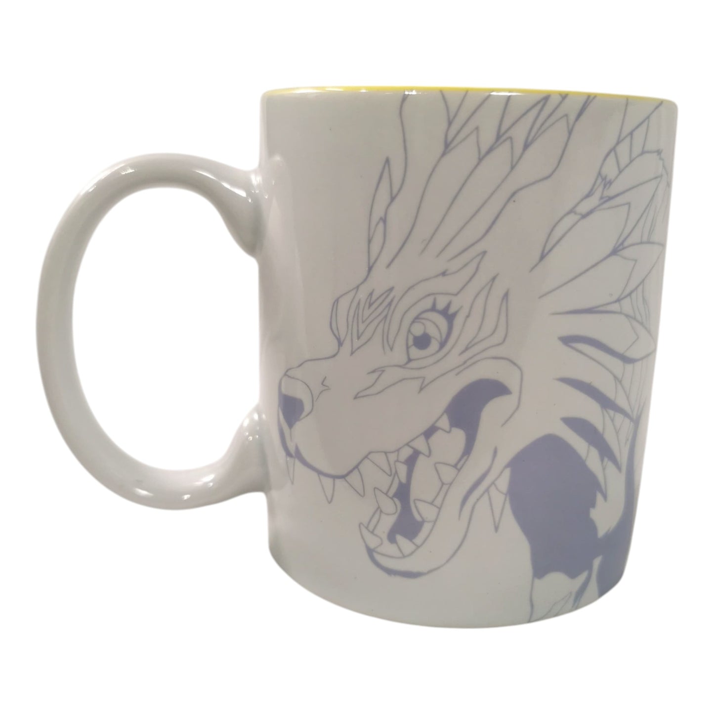 Colección tazas digimon 4 piezas de 330ml de cerámica para café Gatomon, Agumon, Gabumon, Patamon