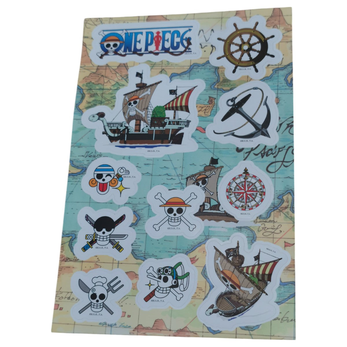 Libreta One Piece Going Merry con Stickers y Póster – Edición Oficial