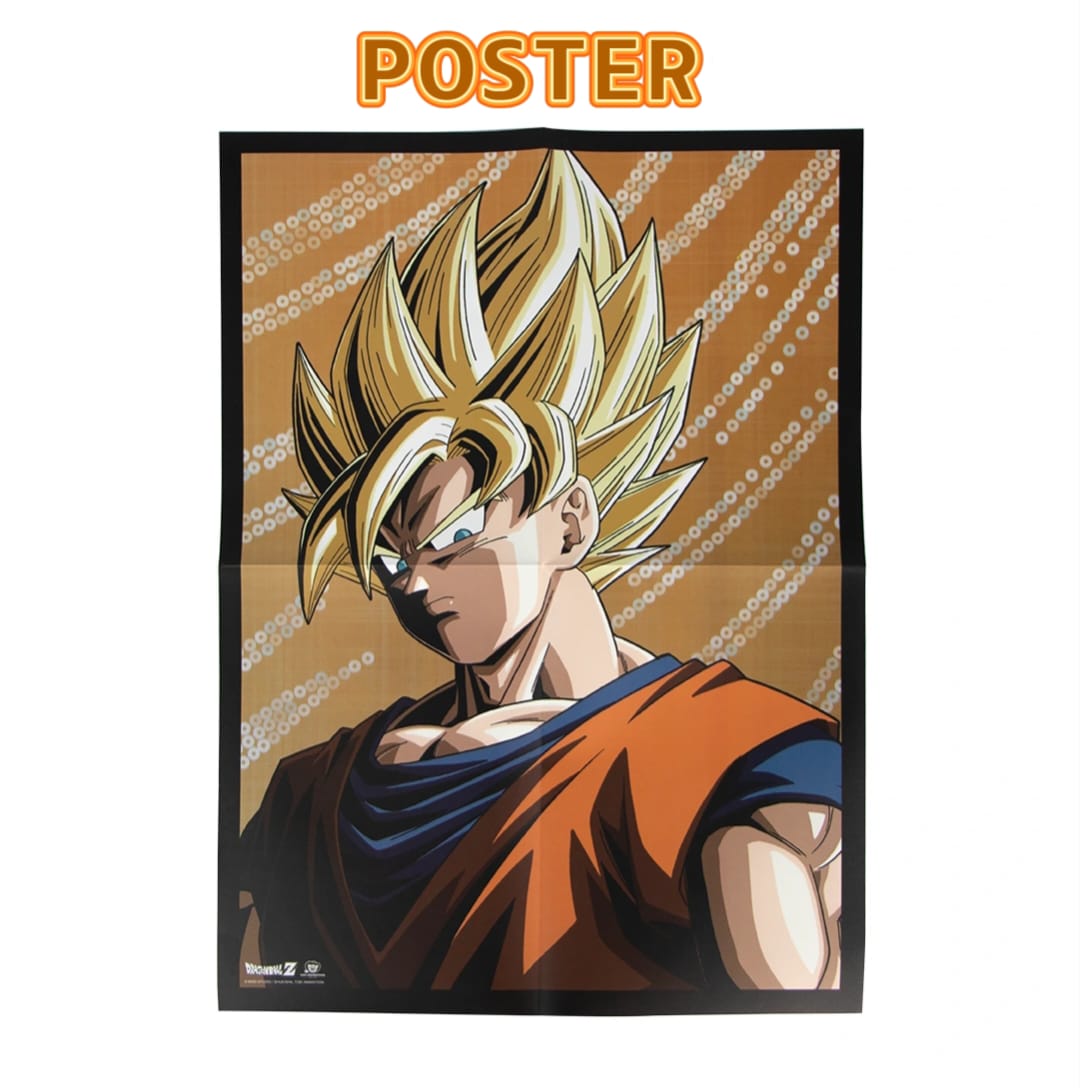Libreta Goku Super Saiyajin con Stickers y Póster – Dragon Ball Z Oficial