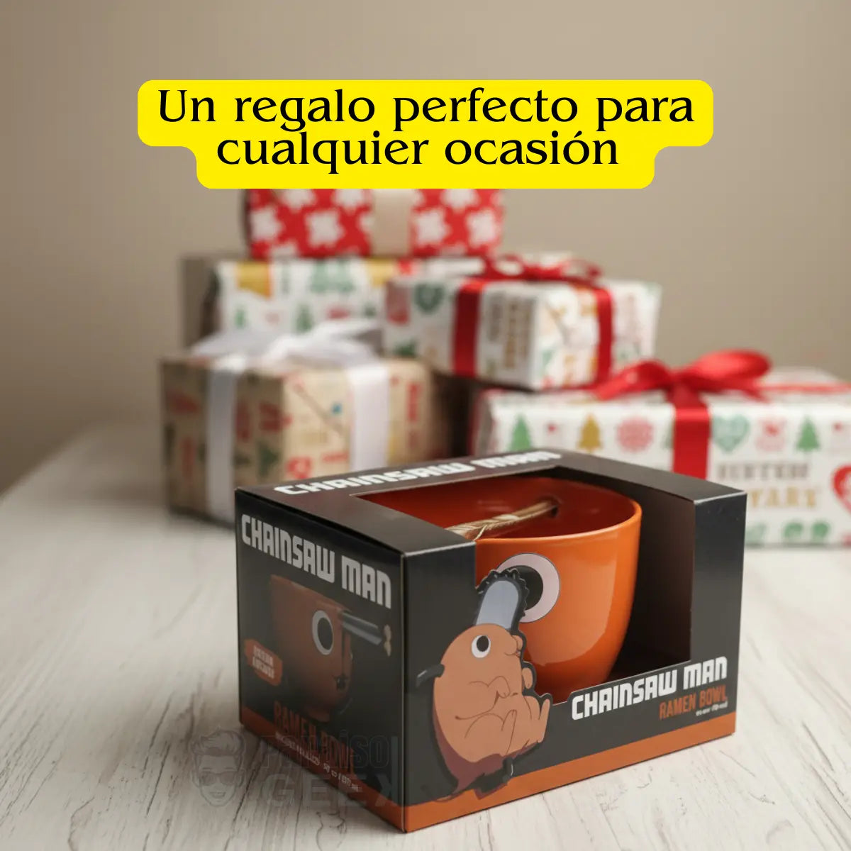 Ramen Bowl Pochita Chainsaw Man 539ml Cerámica