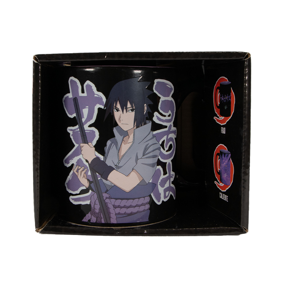 Taza Térmica Naruto Sasuke Uchiha 330 Ml