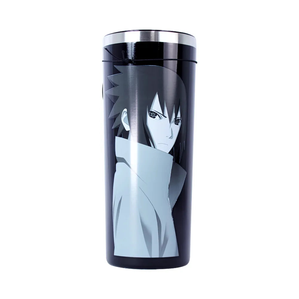 Termo Metálico Naruto Shippuden Sasuke Uchiha 750ml