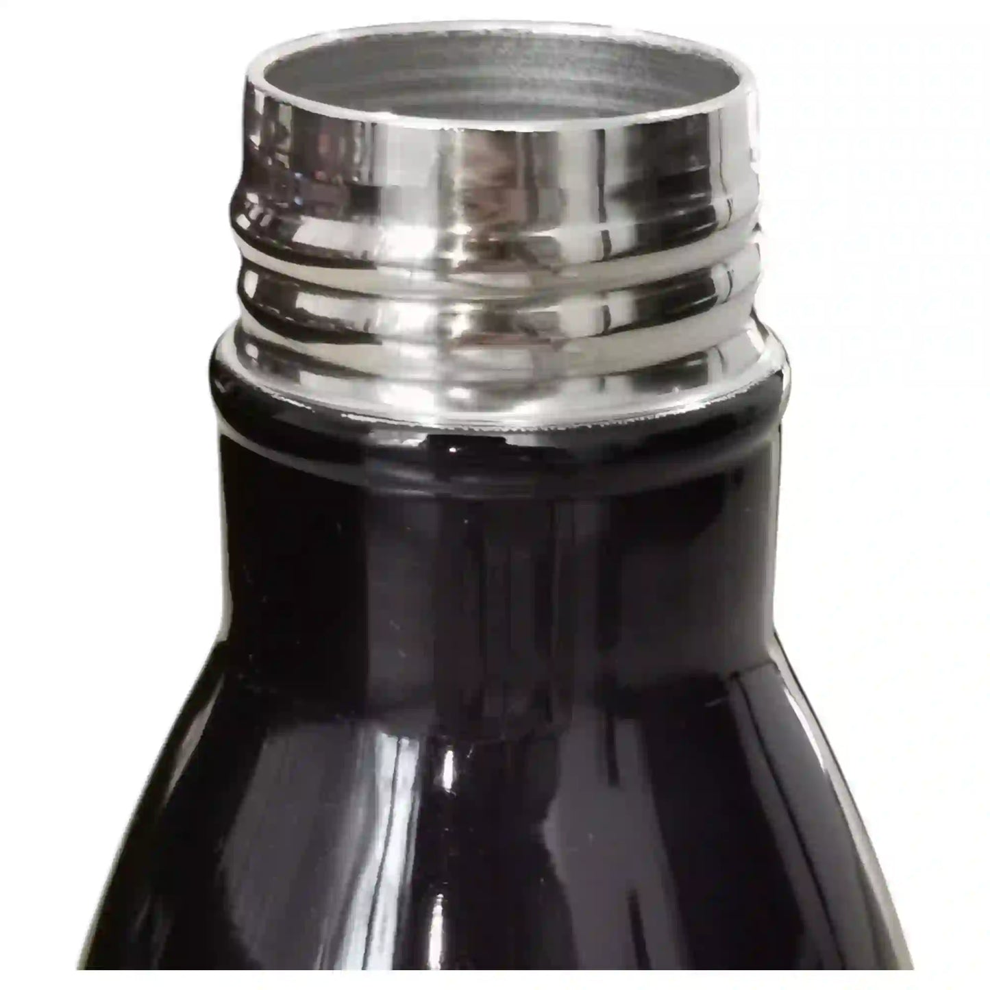 Boquilla metálica de botella negra de Sasuke Uchiha de Naruto Shippuden