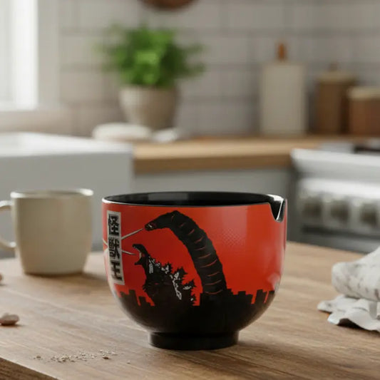 Ramen Bowl Godzilla Palillos Cerámica Original 539ml