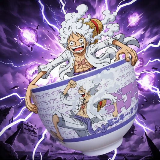 Ramen Bowl One Piece Luffy Gear 5 Ceramica Original