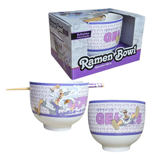 Ramen Bowl One Piece Luffy Gear 5 Ceramica Original