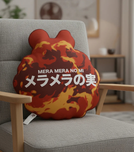 Cojin Almohada One Piece Mera Mera no Mi Fruta del Diablo