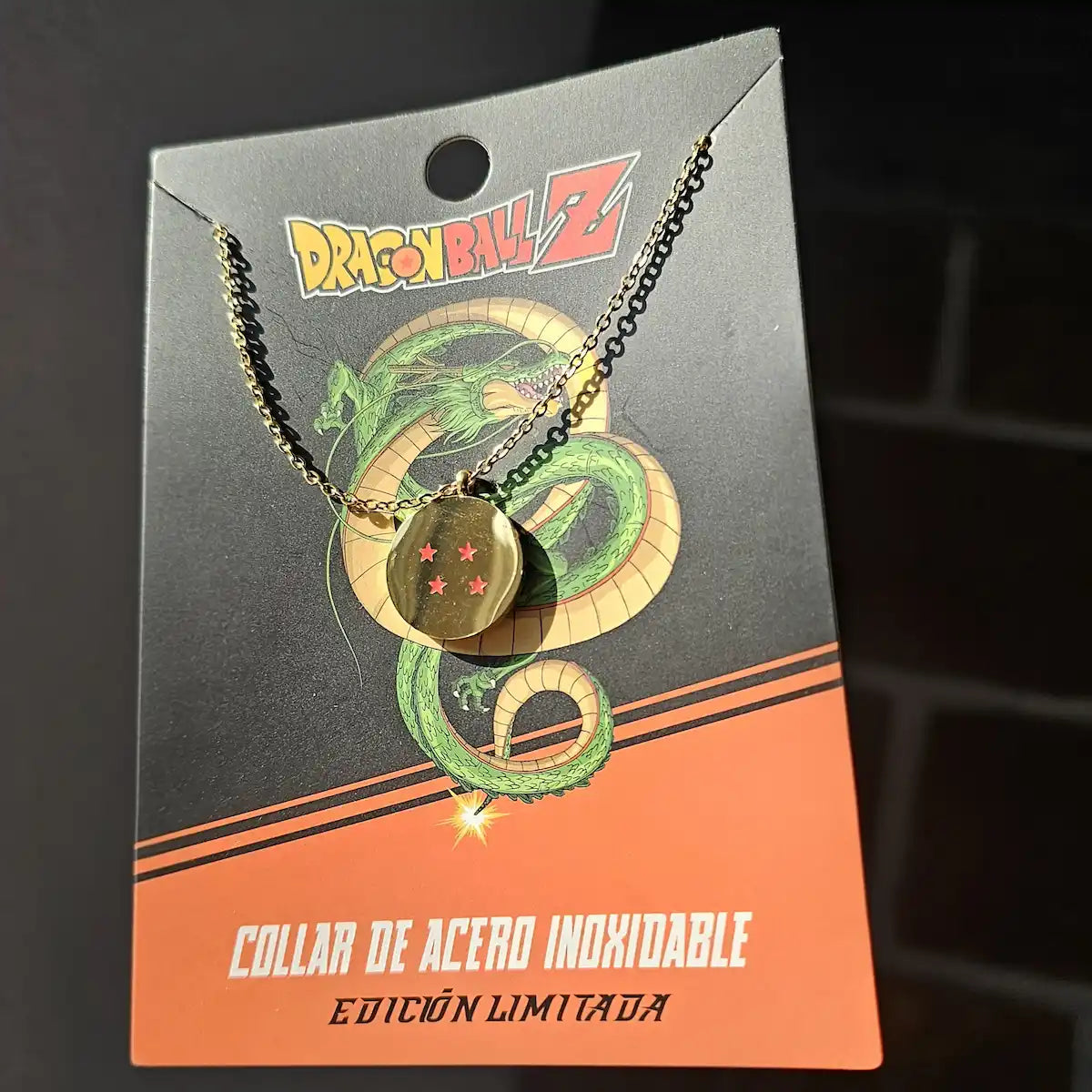 Collar Dragon Ball Z Esfera 4 Estrellas original