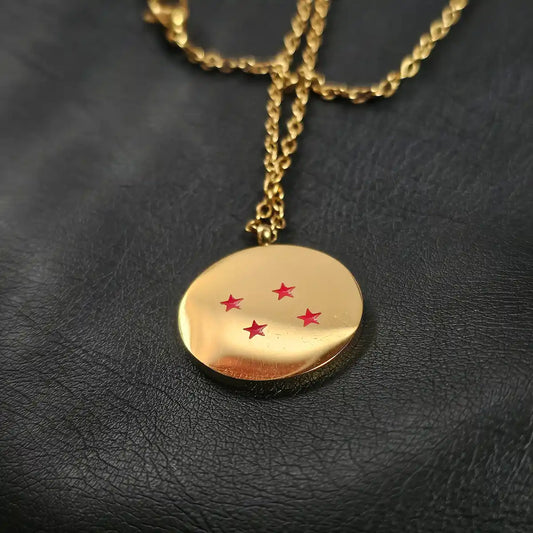 Collar Dragon Ball Z Esfera 4 Estrellas original