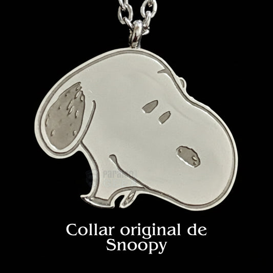 Collar Snoopy Peanuts Acero Inoxidable Original