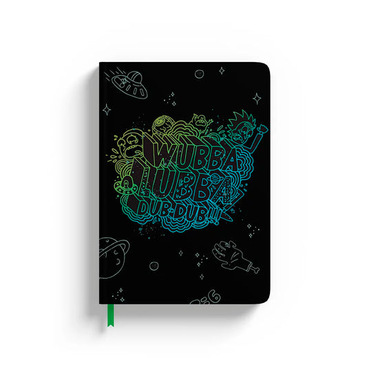 Libreta Rick and Morty Wubba Lubba Dub Dub Oficial