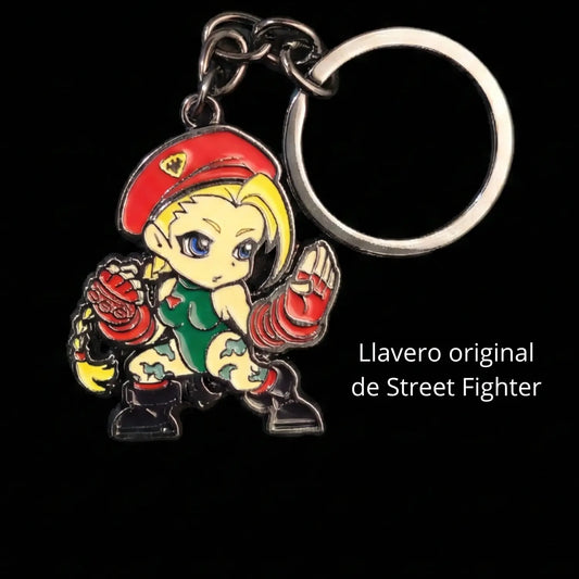 Llavero Street Fighter Cammy Metalico Original