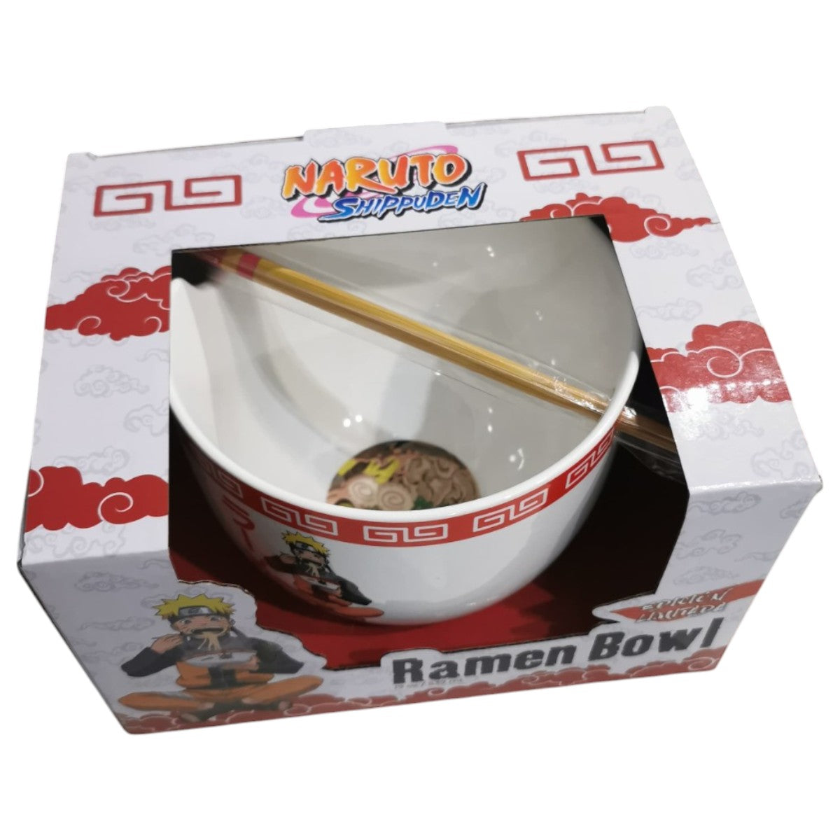 Ramen Bowl De Naruto Con Palillos Para Ramen 539 Ml