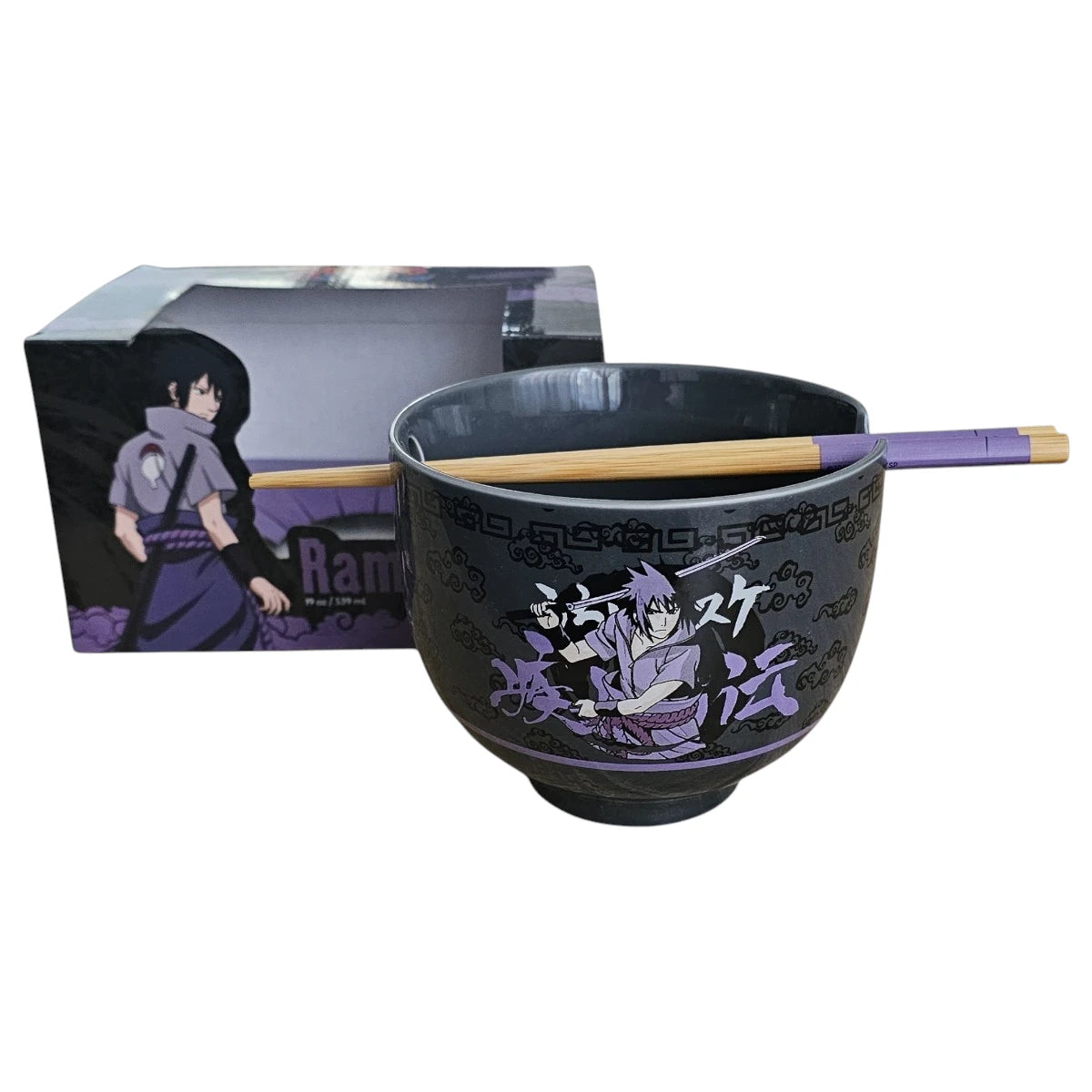 Ramen Bowl Sasuke Naruto Shippuden 539ml Con Palillos