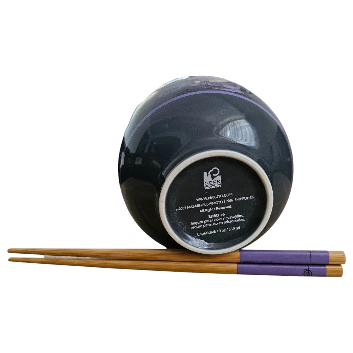 Ramen Bowl Sasuke Naruto Shippuden 539ml Con Palillos