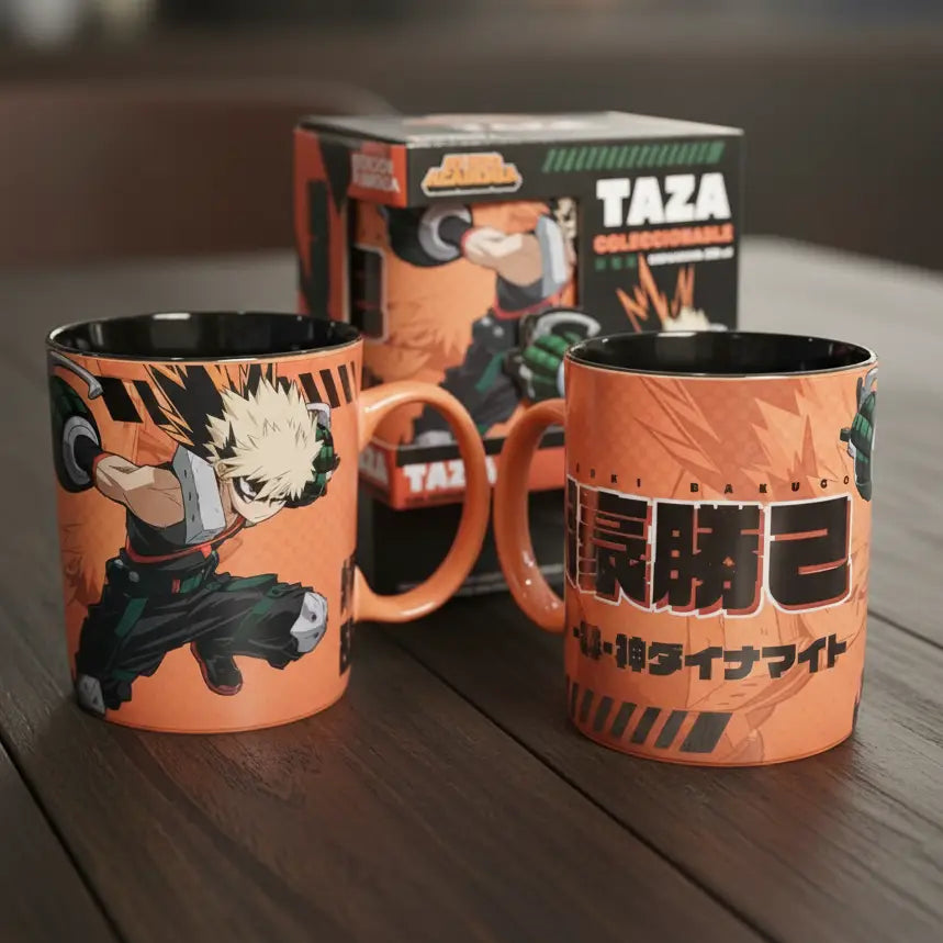 Taza My Hero Academia Bakugo Katsuki 330ml Licencia Oficial