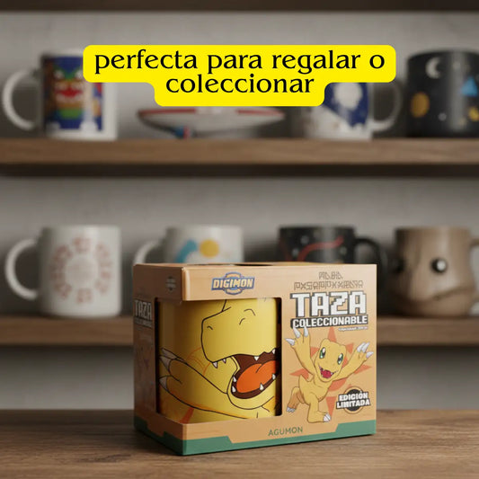 Taza Agumon Digimon 330ml de cerámica para café