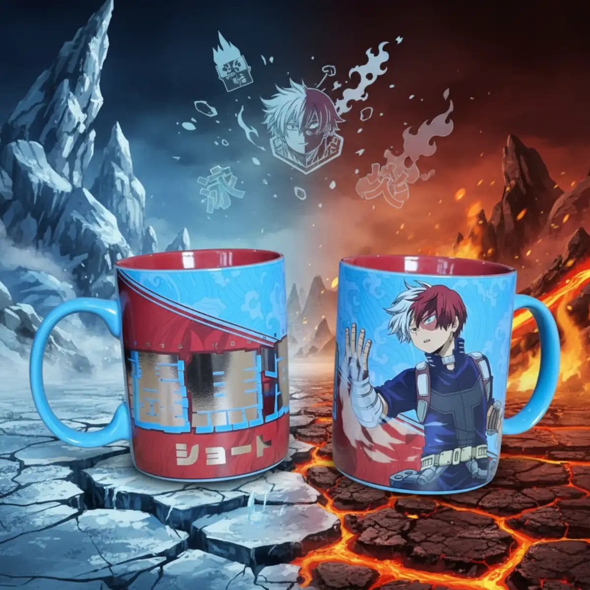 Taza My Hero Academia Shoto Todoroki 330ml Cerámica