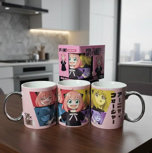 Taza Spy X Family Anya Expresiones Cerámica 330ml