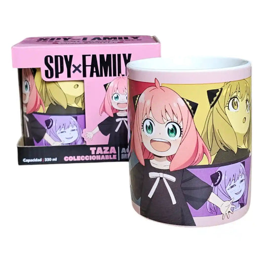 Taza Spy X Family Anya Expresiones Cerámica 330ml