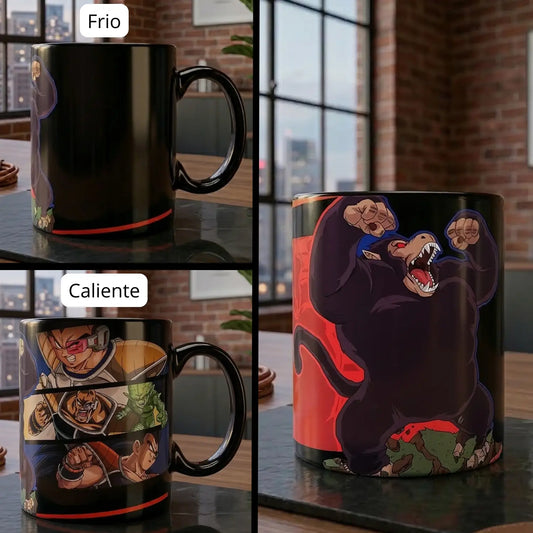 Taza Magica Dragon Ball Z: Saga Saiyajin y Vegeta Ozaru 330ml