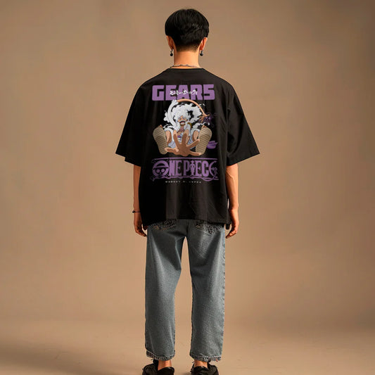 Playera Oversize Luffy Gear 5 One Piece Mascara De Latex