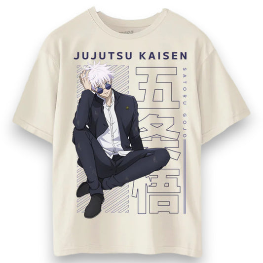 Playera Oversize Satoru Gojo Jujutsu Kaisen Mascara De Latex