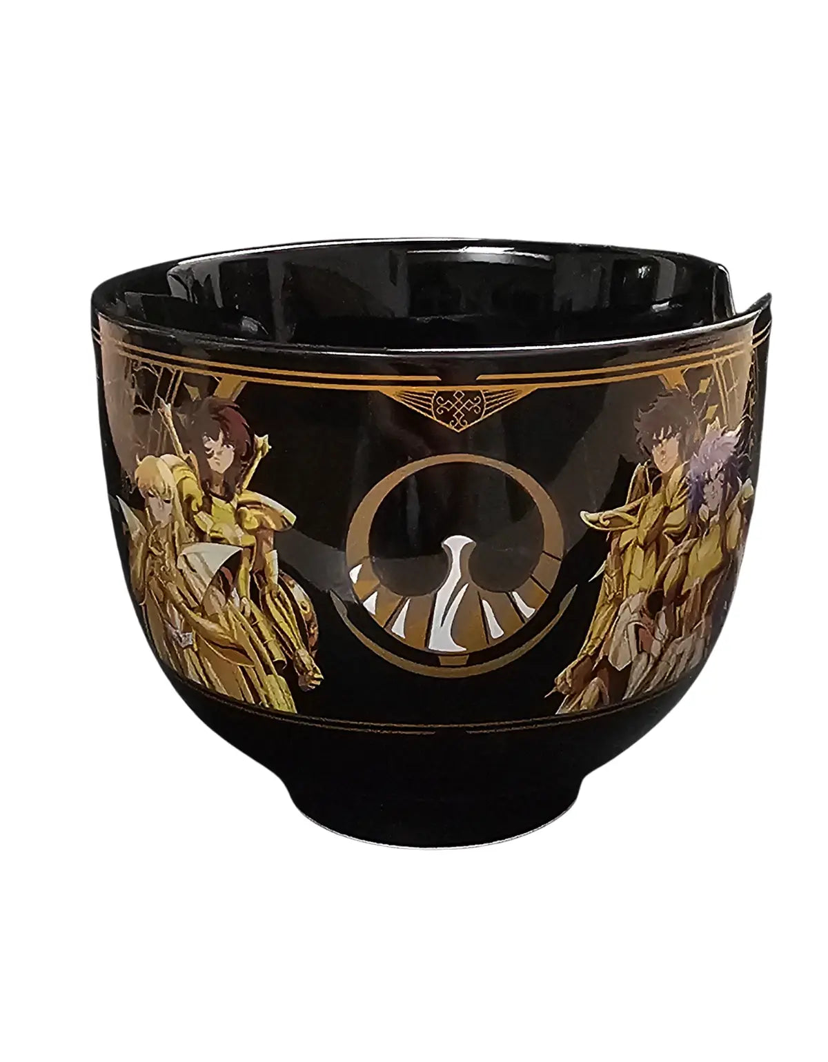 Ramen Bowl Caballeros del Zodiaco con palillos