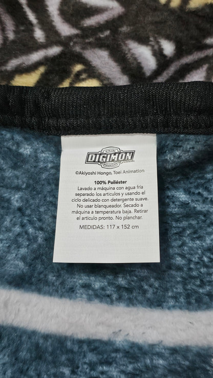 Manta Digimon 152x117 Cm Suave Oficial