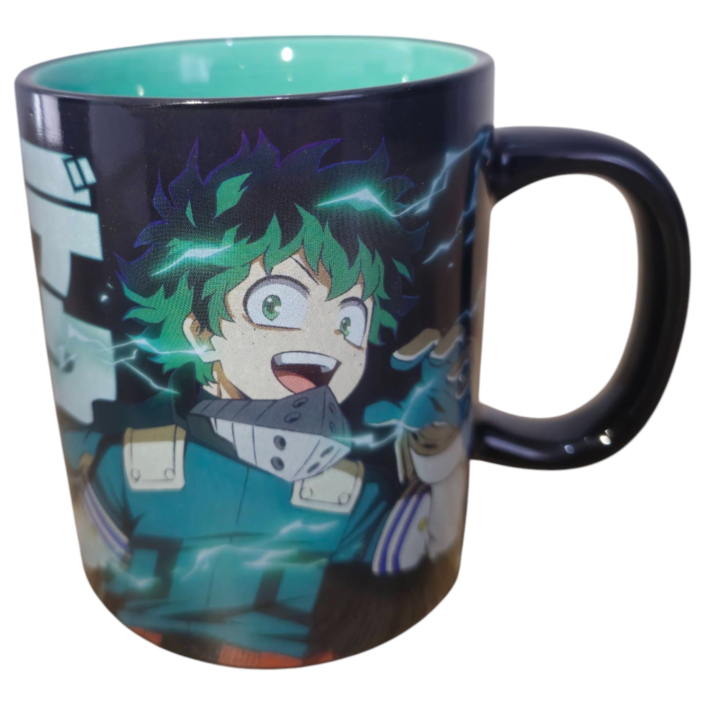 Taza Jumbo de cerámica My Hero Academia Izuku Midoriya Acabado Metálico 570 ml para café