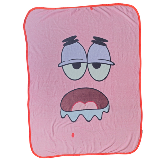 Frazada Patricio de Bob Esponja Ultrasuave Polar Oficial