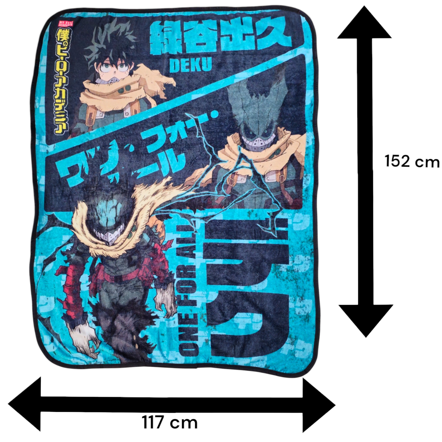 Manta Deku My Hero Academia 152x117cm Suave Izuku Midoriya