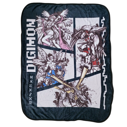 Manta Digimon 152x117 Cm Suave Oficial