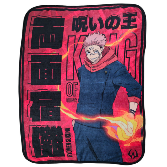 Manta Sukuna Jujutsu Kaisen 152x117cm Suave