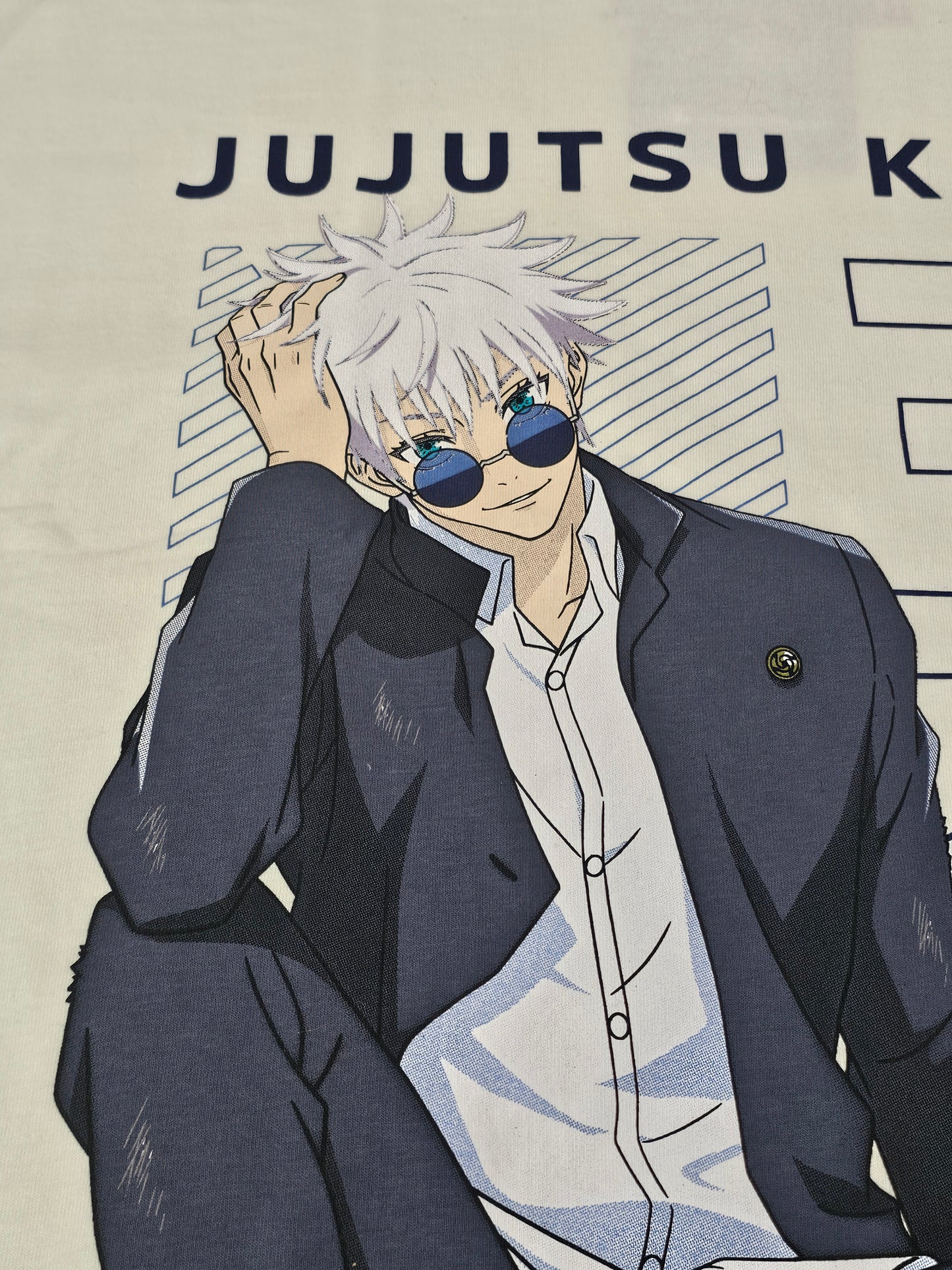 Playera Oversize Satoru Gojo Jujutsu Kaisen Mascara De Latex
