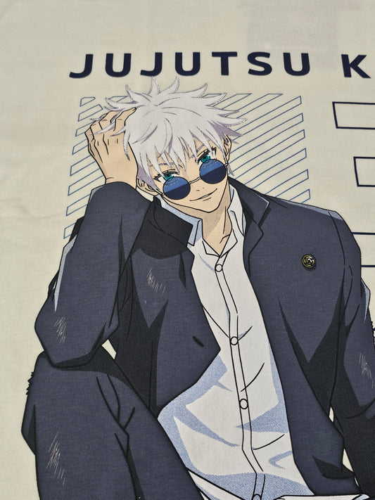 Playera Oversize Satoru Gojo Jujutsu Kaisen Mascara De Latex