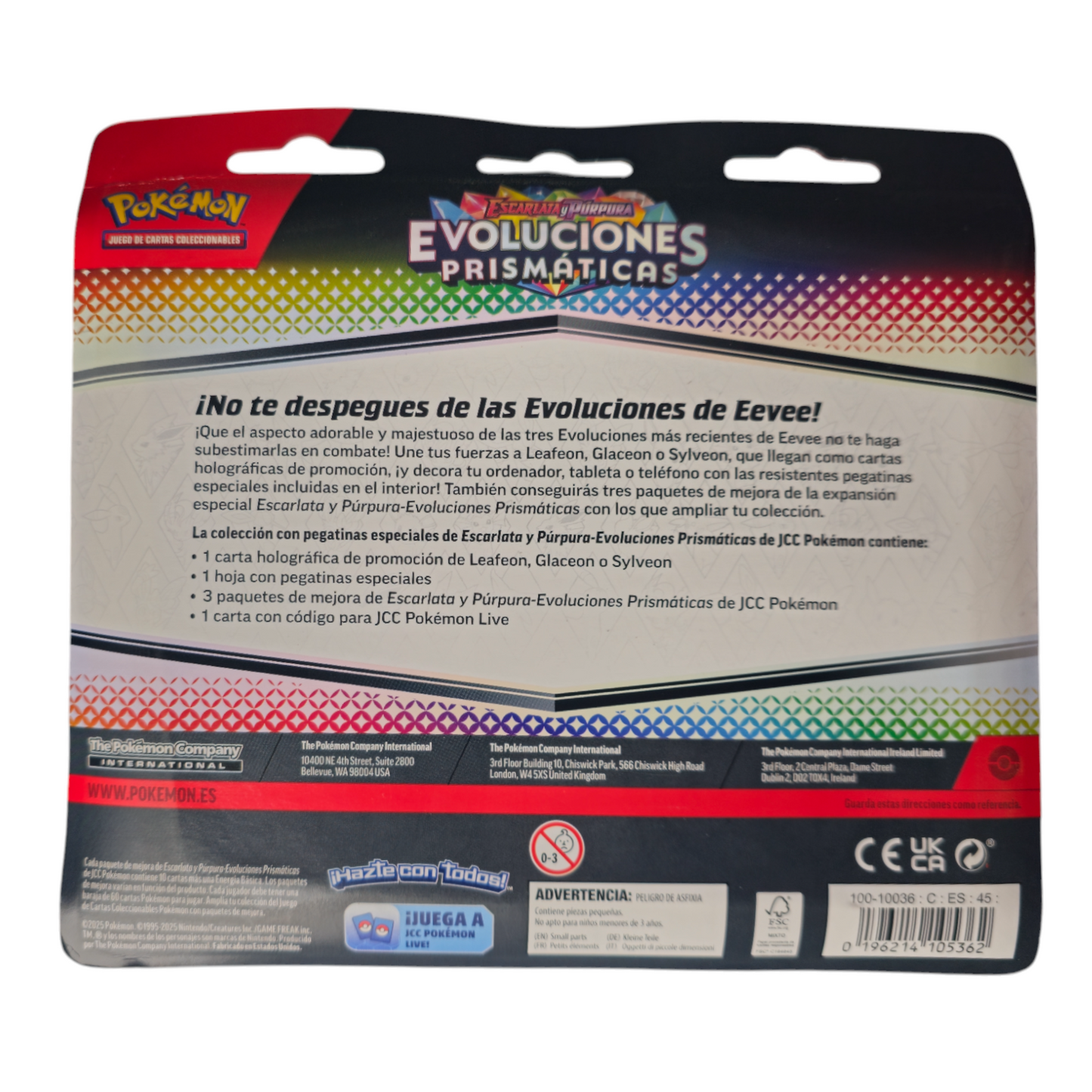 Pokemon Evoluciones Prismáticas Tcg Eevee