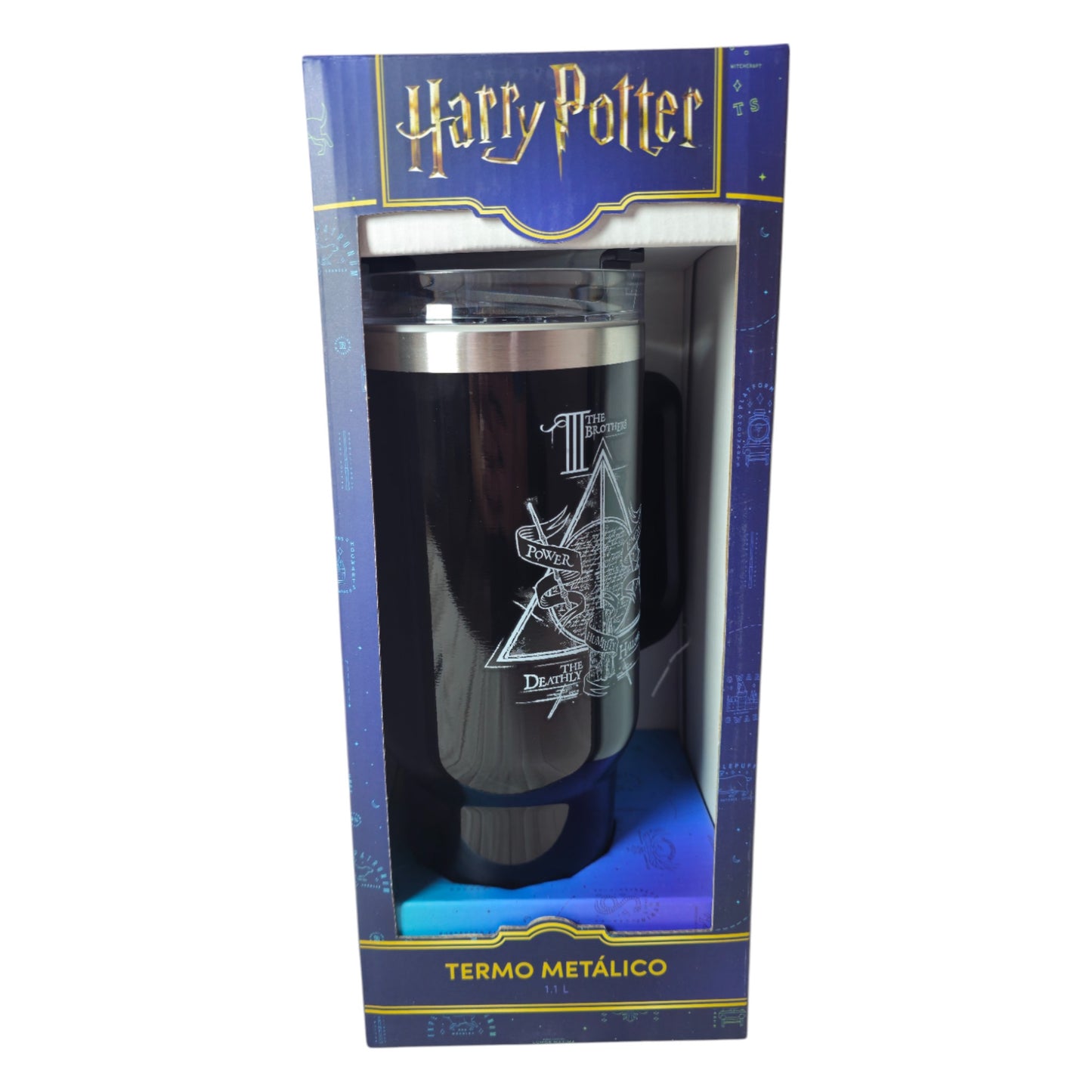 Termo Harry Potter Reliquias De La Muerte 1100ml Metalico Oficial